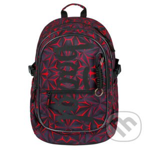 Školský batoh Baagl Core Red Polygon - Baagl