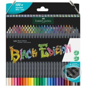 Pastelky Black Edition set 100 farebné - Faber-Castell