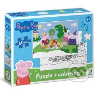 Oboustranné puzzle Prasátko Peppa Piknik - Dodo