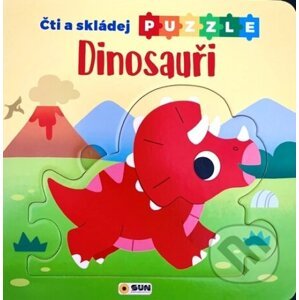 Dinosauři - Čti a skládej puzzle - SUN