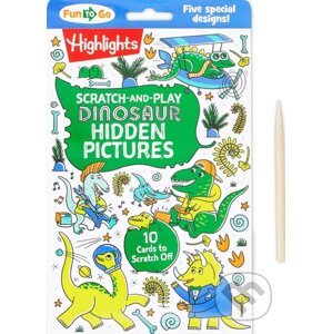 Scratch-And-Play Dinosaur Hidden Pictures - Highlights