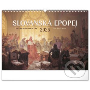 Nástenný kalendár Slovanská epopeja – Alfons Mucha 2025 - Notique