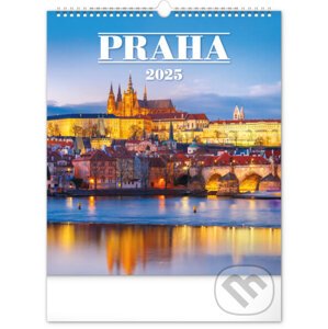 Nástenný kalendár Praha 2025 - Notique
