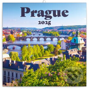 Poznámkový nástenný kalendár Praha 2025 - Notique