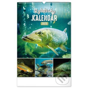 Nástenný kalendár Rybársky 2025, 33 × 46 cm - Notique