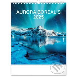Nástenný kalendár Polárna žiara 2025, 30 × 34 cm - Notique