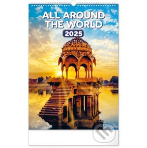 Nástenný kalendár Svetové monumenty 2025, 33 × 46 cm - Notique