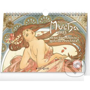 Stolový kalendár Alfons Mucha 2025 - Notique