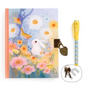 Kendra: tajný zápisník s čarovným perom, zámkom a 2 kľúčikmi z kolekcie Lovely Paper - Djeco