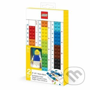 LEGO - Pravítko s minifigúrkou, 30 cm - LEGO