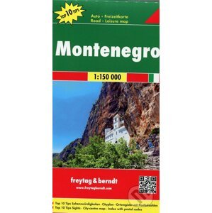 Montenegro 1:150 000 - freytag&berndt