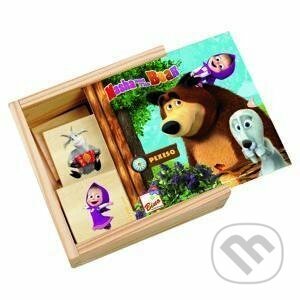 Máša a medvěd - memo v krabičce - Bino