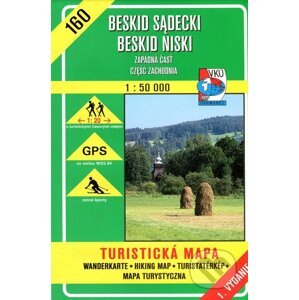 Beskid Sadecki, Beskid Niski  1:50 000 - turistická mapa č.160 - VKÚ Harmanec