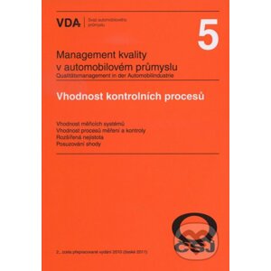 Management kvality v automobilovém průmyslu VDA 5 - Česká společnost pro jakost