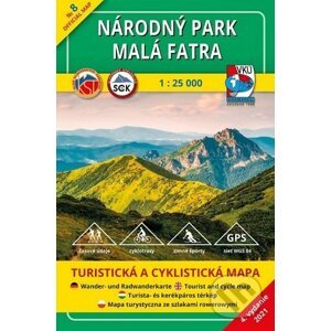 Národný park Malá Fatra 1:25 000 (4.vydanie) - VKÚ Harmanec