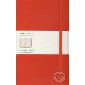 Moleskine - stredný štvorčekový zápisník (červený) - Moleskine