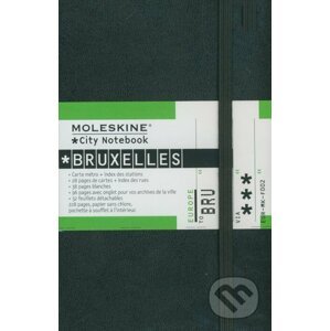 Moleskine CITY - malý zápisník Bruxelles (čierny) - Moleskine