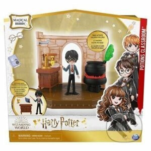 Harry Potter: Učebna míchání lektvarů s figurkou Harryho - Harry Potter