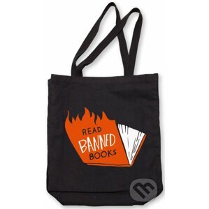Banned Books Tote (flames) - Gibbs M. Smith