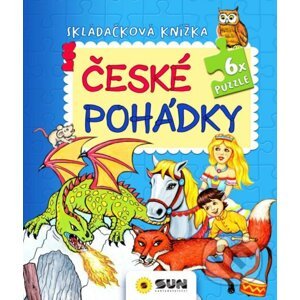 České pohádky puzzle - Skládačková knížka - SUN