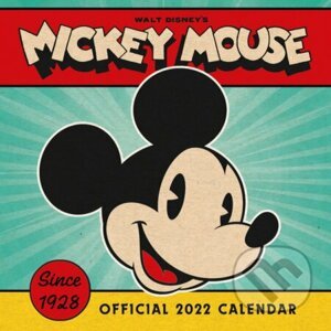 Oficiální dětský kalendář 2022 Disney: Mickey Mouse Classic