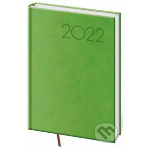 Diář 2022 Print - světle zelený, denní, A5 - Helma365