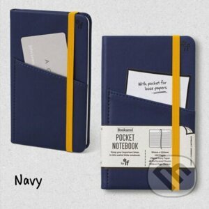 Bookaroo Kapesní zápisník A6 - modrý tmavě - EPEE