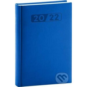 Diář 2022: Aprint - modrý/denní, 15 x 21 cm - Presco Group