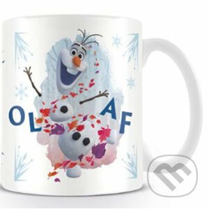 Bílý keramický hrnek Frozen II: Olaf Jump