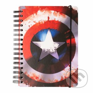 Poznámkový blok Marvel: Captain America - Captain America