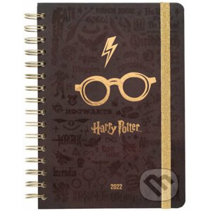 Plánovací týdenní diář A5 2022 Harry Potter: Logo - Harry Potter