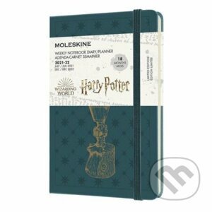 Moleskine Harry Potter plánovací zápisník 2021-2022 zelený S - Moleskine
