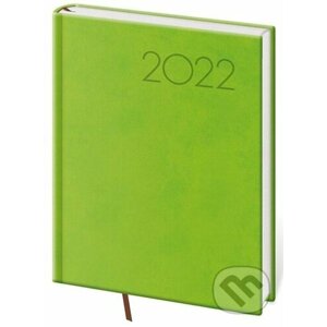 Diář 2022 denní B6 Print - světle zelená - Helma