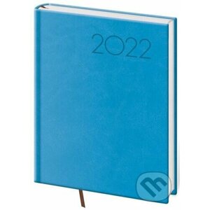 Diář 2022 denní B6 Print - světle modrá - Helma