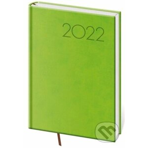 Diář 2022 týdenní A5 Print - světle zelená - Helma