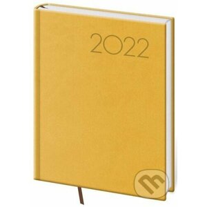 Diář 2022 denní B6 Print - žlutá - Helma