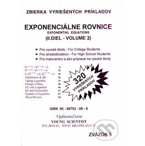 Exponenciálne rovnice - II. diel - Marián Olejár, Iveta Olejárová