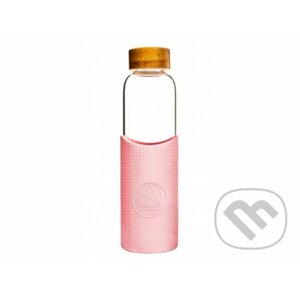 Sklenená fľaša na vodu Neon Kactus - Pink Flamingo 550 ml - Neon Kactus