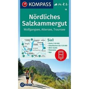 Nördliches Salzkammergut, Wolfgangsee, Attersee, Traunsee 18 NKOM - Kompass