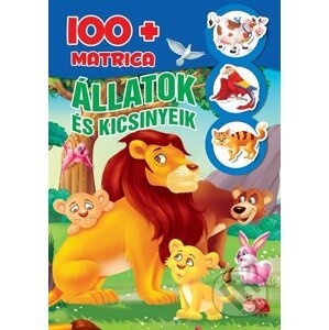 Állatok és kicsinyeik - 100+matrica - Foni book HU