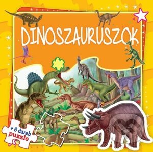 Dinoszauruszok + 6 darab puzzle - Foni book HU