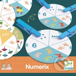 Numerix (počítanie do 10 pomocou štipcov) - Djeco
