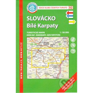 Slovácko, Bílé Karpaty 1:50 000 - Klub českých turistů