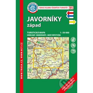 Javorníky - západ 1:50 000 - Klub českých turistů
