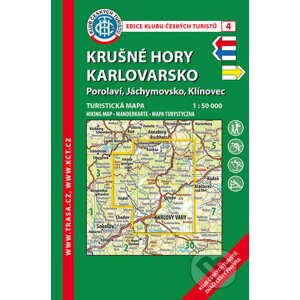 Krušné hory - Karlovarsko 1:50 000 (Porolaví, Jáchymovsko, Klínovec) - Klub českých turistů