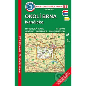 Okolí Brna, Ivančicko 1:50 000 - Klub českých turistů
