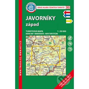 Javorníky - západ 1:50 000 - Klub českých turistů
