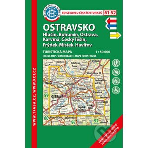 Ostravsko 1:50 000 (Hlučín, Bohumín, Ostrava, Karviná, Český Těšín, Frýdek-Místek, Havířov) - Klub českých turistů