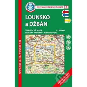 Lounsko a Džbán 1:50 000 - Klub českých turistů