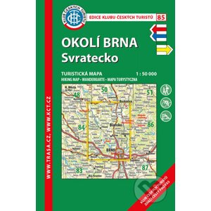Okolí Brna Svratecko 1:50 000 - Klub českých turistů